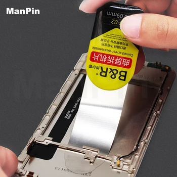 0.009 mm Fém Szét Kártya Ívelt LCD Képernyő Középső Keret Külön Spliting Samsung Helyettesíteni a Mobil Telefon Javító Eszközök