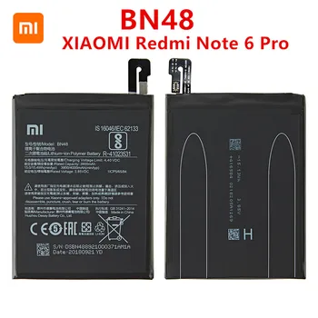 100% Orginal BN48 4000mAh Akkumulátor A Xiaomi redmi Megjegyzés 6 Pro Kiváló Minőségű BN48 Akkumulátor