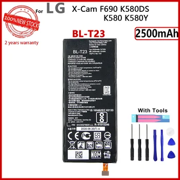 100% Valódi BL-T23 Telefon LG X Cam X-Cam XCam K580 K580Y F690 K580DS BL T23 2500mAh Telefon Akkumulátorok Ajándék Eszközök