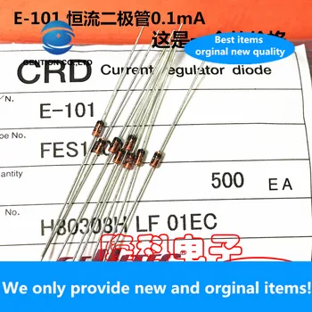 10DB 100% Új, eredeti E-101 jelenlegi korlátozó 0,1 mA-állandó jelenlegi dióda E101 műszerek érzékelő