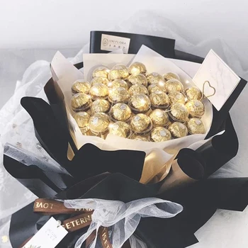 10DB Chocolate Truffle Bélés Csokoládé Csomagolóanyagok Candy Csomagolás Jogosultja