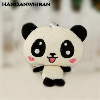 1DB Mini Plüss Panda Játék Kis Medál Aranyos 4 Kifejezések Pandák Puha Plüss Gyerek Unisex Valentin Ajándékok Forró 12CM