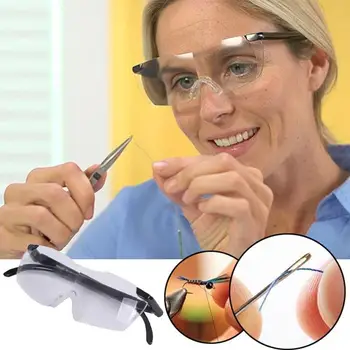 2db/készlet Látás Nagyító Szemüveg Szemüveg 160% - os Nagyítás Presbyopic Ajándék Tű DIY handmake varrás eszköz