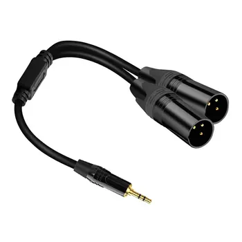 3.5 mm-es Jack XLR kábel hi-fi Audió Kábel PC, Mobil, MP3 Erősítő Hang Keverő Mikrofon Kábel 3,5-XLR Kábel Tartozékok