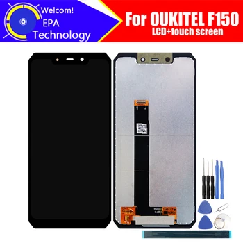 5.86 hüvelyk OUKITEL F150 LCD Kijelző+érintőképernyő Digitalizáló Közgyűlés 100% Eredeti, Új LCD+Touch Digitalizáló a OUKITEL F150 B2021.