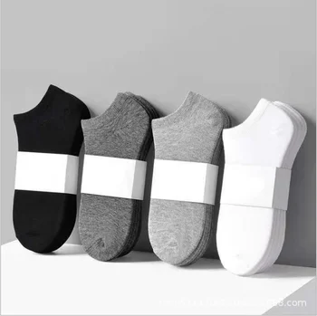 5 pár női zokni meghatározott Férfi zokni Harajuku férfi női Sport koreai stílus egyszínű fehér vicces puha lányok fiúk