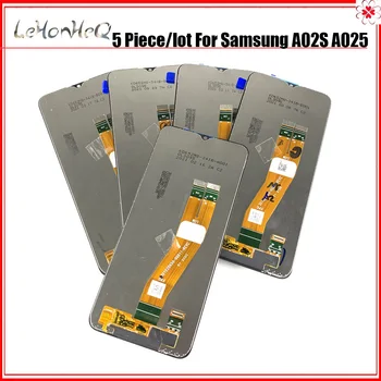 5DB Sok Samsung Galaxy A02s A025 LCD Kijelző érintőképernyő Digitalizáló Samsung A02s LCD A025M A025F/DS A025G/DS
