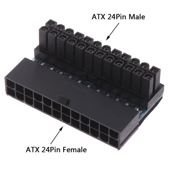 ATX 24Pin 90 fokos 24 pin 24pin hálózati Csatlakozó Adapter Alaplap Alaplap hálózati Csatlakozók Moduláris Tápegység Kábelek