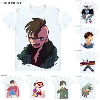 Coolprint Fudou Akio Póló Inazuma Eleven, Rossz Fiú Testvérek Japán Férfi Alkalmi TShirt Premium T-Shirt Nyomtatott Rövid Ujjú Ing