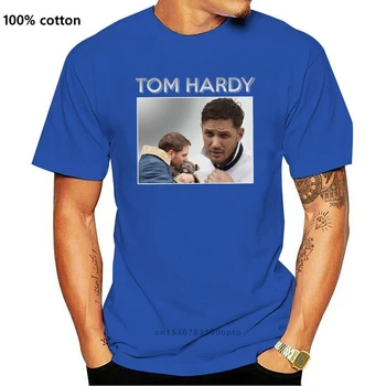 Coto7 Tom Hardy Kiskutya Tribute Montázs Férfi T-Shirt Férfi Póló Férfi Ruházat, molett felső póló
