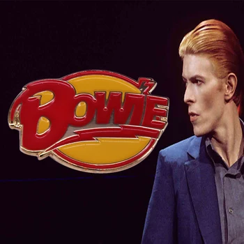 David Bowie Jelvény 'Gyémánt Kutyák Zománc Pin-Rock Roll Zene Művészet Bross