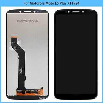 Eredeti 6.0 hüvelykes Motorola Moto E5 Plusz XT1924 XT1924-1 LCD Kijelző érintőképernyő Digitalizáló E5 Plus LCD Büntető Közgyűlés Replac