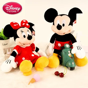 Eredeti Disney Mickey Mouse and Minnie Egér Plüss Játékok, Gyermek, Gyerekek, Születésnapi Ajándék, Állat, Plüss Disney Baba