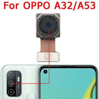 Eredeti Hátsó Kamera OPPO A53 A32 Vissza Megtekintése Fő Nagy Hátsó Kamera Modul Flex Kábel Csere, Javítás, Alkatrészek