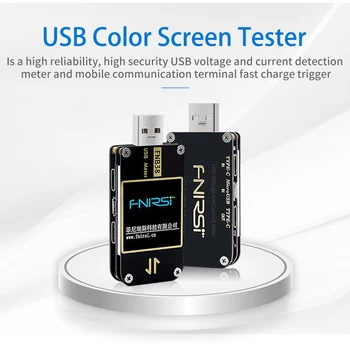 FNB38 Aktuális Feszültség Mérő USB Teszter QC4+ PD3.0 2.0 PPS Gyors Töltés Jegyzőkönyv Kapacitás Teszt Monitor Detecter