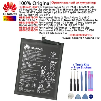 Huawei 100% Eredeti akkumulátor HB366481ECW HB356687ECW HB386280ECW HB436486ECW HB386589ECW HB396285ECW Csere Akkumulátor