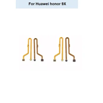 Javítás Alkatrész Huawei Honor 9X Home Gombot Ujjlenyomat-Érzékelő Touch ID Szkenner Csatlakozó Gomb Flex Kábel