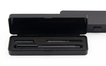 KACO CSŐ Sorozat Luxus Fekete töltőtoll Szett 0,5 mm F Nib Acél Tinta, Toll Egyszerű Üzleti Ajándék, Ingyenes Szállítás