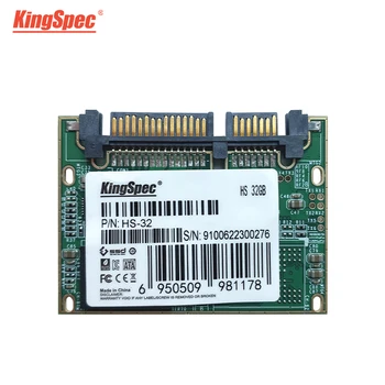 Kingspec Fél Slim SATAIII 6 gb/s 32 gb-os fél slim Ipari SSD Számítógép Belső Merevlemez-Merevlemez SSD Laptop PC Ultrabook POS