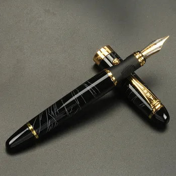 Klasszikus fountain pen 0,5 mm, Jól Iraurita Arany nib-kút-pen aláírásra Jinhao 450 Hivatal tanszerek Canetas EB293