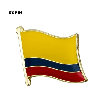 Kolumbia Fém Zászló, Kitűző Jelvényt, A Ruhák, A Foltok Rozety Papierowe Ikon Hátizsák KS-0066
