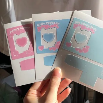 Koreai Ins Aranyos Szerelmes Képkeret Matricák Scrapbooking Kawaii Album Kártya Határon Dekorációs Matrica Irodaszerek