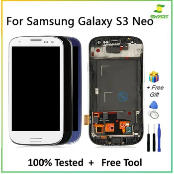 LCD kijelző Samsung Galaxy S3 Neo LCD Kijelző érintőképernyő Digitalizáló SAMSUNG Galaxy S3 Neo I9301i cserealkatrész