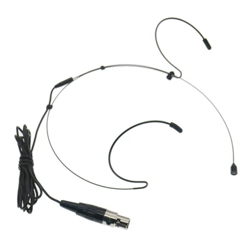 Professzionális 4 tűs Mini Fekete Fülhallgató Mikrofon Shure Vezeték nélküli Füle Lóg Mikrofon Rendszer, TA4F Zárható