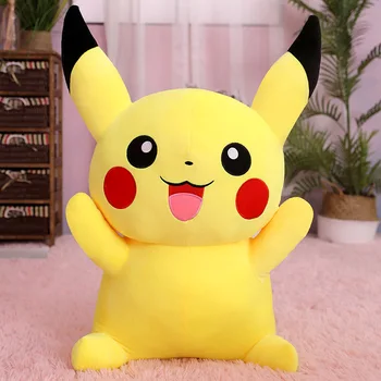 TAKARA TOMY Pokemon Pikachu Plüss Baba Japán Anime Aranyos, Pajkos Pikachu Játék a Gyermekek Gyűjtemény Játék Karácsonyi, Születésnapi Ajándék