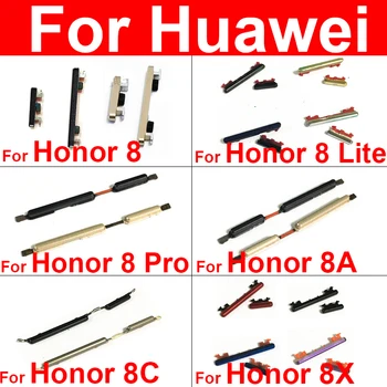 Teljesítmény Hangerő Gombok Gombot A Huawei Honor 8 Pro Lite 8A 8C 8X A Hatalom Audio Control Gombot, a Telefon Csere, Javítás, Alkatrészek