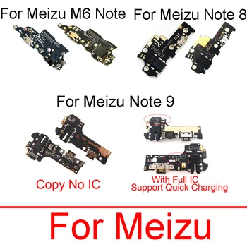 Töltés Port Igazgatóság A Meizu M6 Megjegyzés/Meilan Megjegyzés 6 Töltő USB csatlakozó Tábla Mikrofon Meizu Megjegyzés 8 9 M822H M822Q M923Q