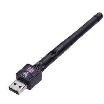 USB-s WiFi Adapter Antenna Wifi USB 2.0-LAN Adapter Vezeték nélküli Hálózati Kártya 300Mbps, 802.11 n Wi-fi Dongle Ethernet Laptop PC