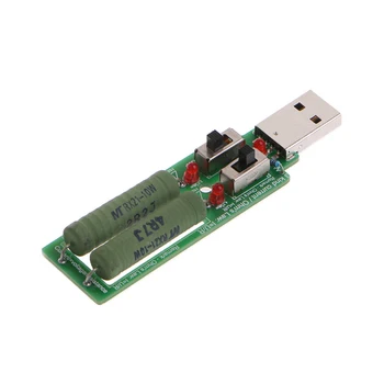USB-Teszter Állítható 3 Aktuális 5V-os Ellenállás Teszter Ellenállás Elektronikus Terhelés w/Kapcsoló