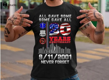 Új, Soha nem felejtem el 9/11 20 éves Hazafi Nap 2021 Póló Női Férfi Ing