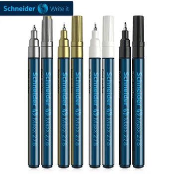 2db Schneider rotuladores Maxx278 metálfényezés tollak tűt Csiszolni a tippek nem fakulnak tartós Jelölő Extrafine 0,8 mm